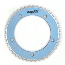 Csepel single speed első lánckerék 48T, 130 mm, 1s (1/8"), alumínium, világoskék