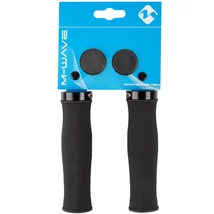 M-Wave Ergo Non-Slip ergonómikus bilincses markolat, 130 mm, fekete, fekete bilinccsel