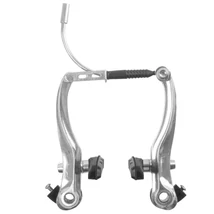 Csepel V-fék, első és hátsó, alumínium, 110 mm, ezüst színű