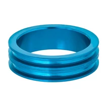 Csepel Paragramm kormányszár alátét (stucni hézagoló) 28,6 x 10 mm (1 1/8"), alumínium, kék