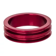 Csepel Paragramm kormányszár alátét (stucni hézagoló) 28,6 x 10 mm (1 1/8"), alumínium, piros
