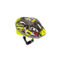 Csepel Disney Mickey Mouse gyerek bukósisak, M-es (52-56 cm), Miki egér, neon és szürke