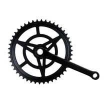 Csepel FL-005 ékes single speed hajtómű, acél, 46T, 170 mm, fekete