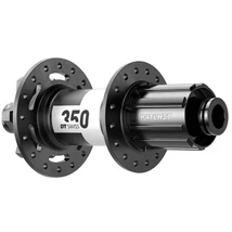 DT Swiss 350 hátsó kerékagy, 28H, tárcsafékes (6 csavaros), átütőtengelyes BOOST (12x148 mm), hagyományos kazettával, fekete