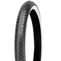 Mitas B8 16 x 2,25 moped külső gumi, 38J, TT, fehér oldalfallal, 1200g