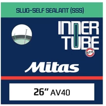 Mitas Slug Self Sealant 26 x 1,75-2,45 (47/62-559) defektvédett MTB belső gumi 40 mm hosszú szeleppel, autós