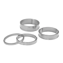 Acor ASM21404 kormányszár alátét (stucni hézagoló) szett 28,6 x 3-5-8-10 mm (1 1/8 col), alumínium, ezüst színű