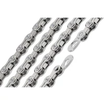 Connex 908 kerékpár lánc, 9s, 114 szem, patentszemmel, ezüst