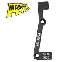 Magura QM-14J 0722453 IS-PM tárcsafék adapter, első 210 vagy hátsó 190 mm, alumínium, fekete