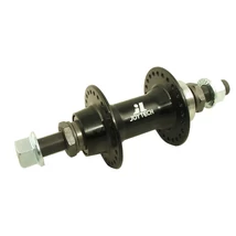 Joytech A03D-14 BMX kerékagy, 36H, menetes racsnihoz, csavaros tengellyel (M14x170x110 mm), fekete