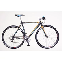 Neuzer Courier RS 2018 férfi 28-as krossz kerékpár, alumínium, 18s, 60 cm, matt fekete-cián-narancs