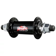 Novatec A075SBT REBEL BMX első kerékagy, 48H, csavaros tengellyel (M14), fekete