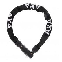 Axa Linq Pro integrált láncos lakat, 100 cm x 10 mm, fekete