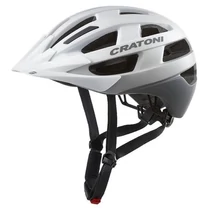 Cratoni Velo-X bukósisak, M-L méret (58-61 cm), hátsó világítással, matt fehér