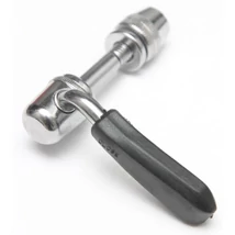 Neuzer nyereggyorszár 8 x 55 mm, gumíroztt acél karral, ezüst színű