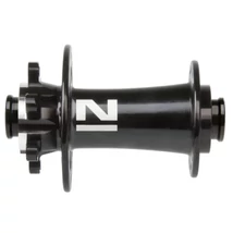 Novatec D791SB MTB első kerékagy, 32H, átütőtengelyes (15x100 mm), tárcsafékes, ipari csapágyas, fekete