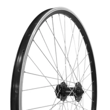 Remerx-Assess 26-os (559 mm) MTB első kerék, gyorszáras tengellyel, tárcsafékes, fekete