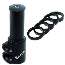 Satori 1 1/8 A-Head (28,6 x 80 mm) kormányszár emelő, magasító, fekete