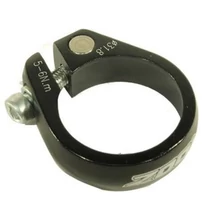Zoom csavaros nyeregcső bilincs, 31,8 mm, fekete