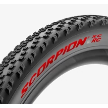 Pirelli Scorpion XC RC 29x2,4 (60-622) MTB külső gumi, kevlárperemes, SmartGrip, TLR, 120 TPI, Prowall, TL-Ready, piros felirattal, 726g