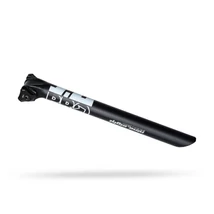 Pro Tharsis 9.8 alumínium DH nyeregcső,30,9x350 mm, két csavaros, hátrahajló fejjel (10 mm offset), fekete-fehér