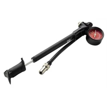 Rock Shox nyomásmérős teleszkóp pumpa, 21 bar, fekete-piros