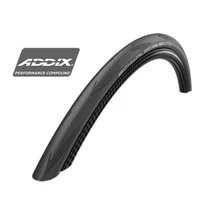 Schwalbe One Perf HS462A 622-25 (700x25c) országúti külső gumi (köpeny), defektvédett (RaceGuard), kevlárperemes, Addix, fekete, 230g