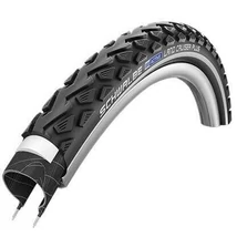 Schwalbe Land Cruiser Plus Act HS450 28x2,0 (50-622) trekking külső gumi (köpeny), defektvédett (Puncture Guard), reflexcsíkos, Green, Twin-Skin, 1080g, fekete