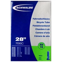 Schwalbe AV15 622 x 18/28 (18/28-622/630) 700C országúti belső gumi 40 mm hosszú szeleppel, 105 g, autós