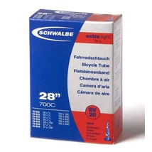 Schwalbe SV20 Extra Light 622 x 18/25 (18/25-622/630) 700C országúti belső gumi 40 mm hosszú bontható szeleppel