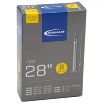 Schwalbe SV20L 622 x 18/25 Extra Light belső gumi 80 mm hosszú bontható szeleppel