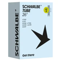 Schwalbe AV12 26 x 1,2-1,75 (32/47-559/590) MTB belső gumi 40 mm hosszú 140 g, autós