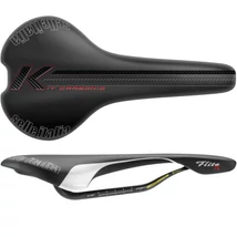 Selle Italia Flite Kit Carbonio L1 sport nyereg, karbon pálcával, 275x147 mm, fekete, 180g