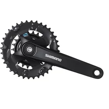 Shimano Altus FC-M315 négyszögtengelyes trekking hajtómű, 22-36T, 175 mm, alumínium, fekete
