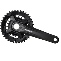 Shimano Altus FC-MT210-B2 integrált tengelyes MTB hajtómű 22-36T, 170 mm, 2x9s, alumínium, fekete