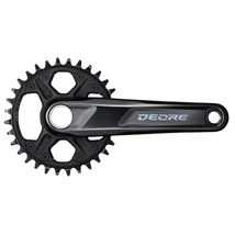 Shimano Deore FC-M6100-1 integrált tengelyes hajtómű, 1x12, 32T, 175 mm,  fekete