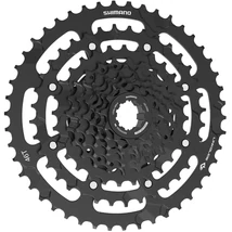 Shimano Cues CS-LG300-9 kazettás lánckeréksor, 9s, 11-46T, Linkglide, acél, fekete
