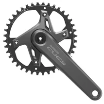 Shimano Cues FC-U6000-1 Linkglide integrált tengelyes hajtómű, 40T, 1x9s, 1x10s, 1x11s, 175 mm, szürke