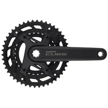 Shimano Cues FC-U6000-2 Linkglide  integrált tengelyes hajtómű, 30-46T, 2x9s, 2x10s, 170 mm, fekete