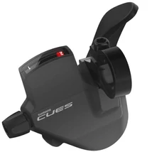 Shimano Cues SL-U4000-L Mono váltókar, csak bal, 2s, bilincses rögzítés, kijelzővel, Linkglide, fekete, OEM kiszerelés