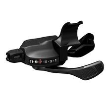 Shimano Cues SL-U8000-11IR váltókar, csak jobb, 11s, I-SPEC II rögzítés, kijelzővel, Linkglide, fekete