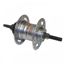 Shimano Nexus Inter-3 SG-3R40 agyváltós hátsó kerékagy, 3s, 36H, 120 mm papucstáv, rollerfékes, ezüst színű