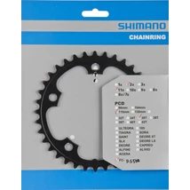 Shimano FC-RS500 országúti első lánckerék, 36T, 2x11s, 5x110 mm, alu, fekete