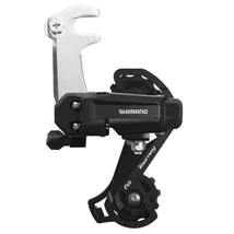 Shimano Tourney RD-TY200 hátsó váltó, 6-7s, füles rögzítésű, közepes kanalas, fekete, OEM kiszerelés