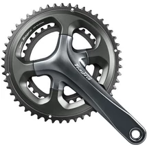 Shimano Tiagra  FC-4700 integrált tengelyes hajtómű, BB nélkül, 36-52T, 2x10s, 165 mm, szürke