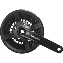 Shimano Tourney FC-TY301 négyszögtengelyes MTB hajtómű 24-34-42T, 150 mm, alumínium, LV, fekete