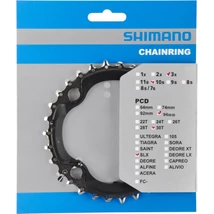 Shimano SLX FC-M672 és M7000 MTB első lánckerék, 30T, 96 mm, 3x10s, kompozit-acél, fekete