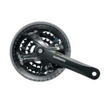 Shimano Acera FC-M361 négyszögtengelyes trekking hajtómű, 28-38-48T, 170 mm, alumínium, fekete