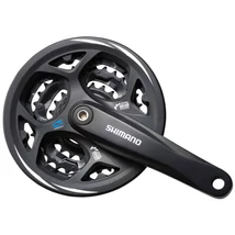 Shimano Altus FC-M311 négyszögtengelyes trekking hajtómű, 28-38-48T, 170 mm,alumínium, LV, fekete