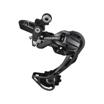 Shimano Deore RD-M593 hosszú kanalas hátsó váltó fekete Shadow 10s
